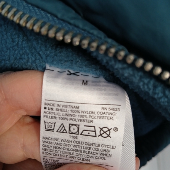 Old Navy Vest 2018 Puffer Zip Up Side Pockets Teal - Picture 10 of 10